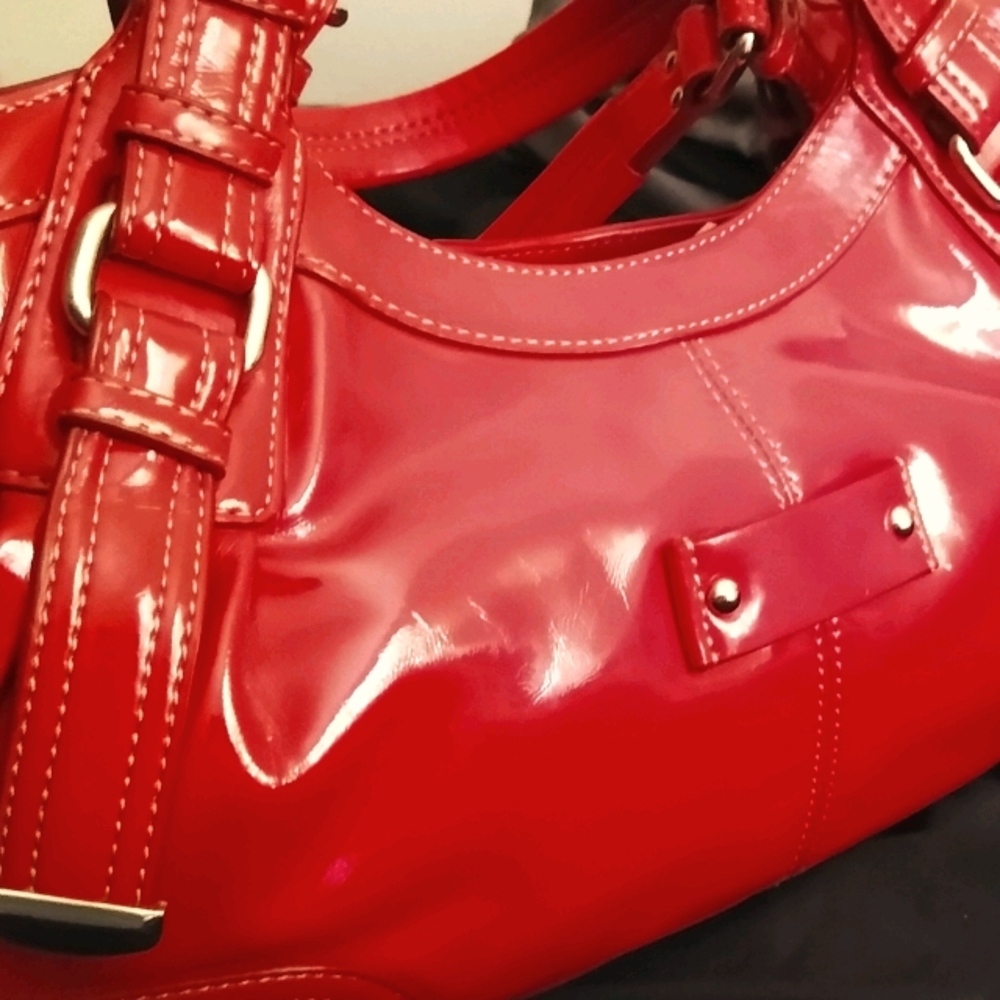 NINE WEST Brilliant Red Handbag